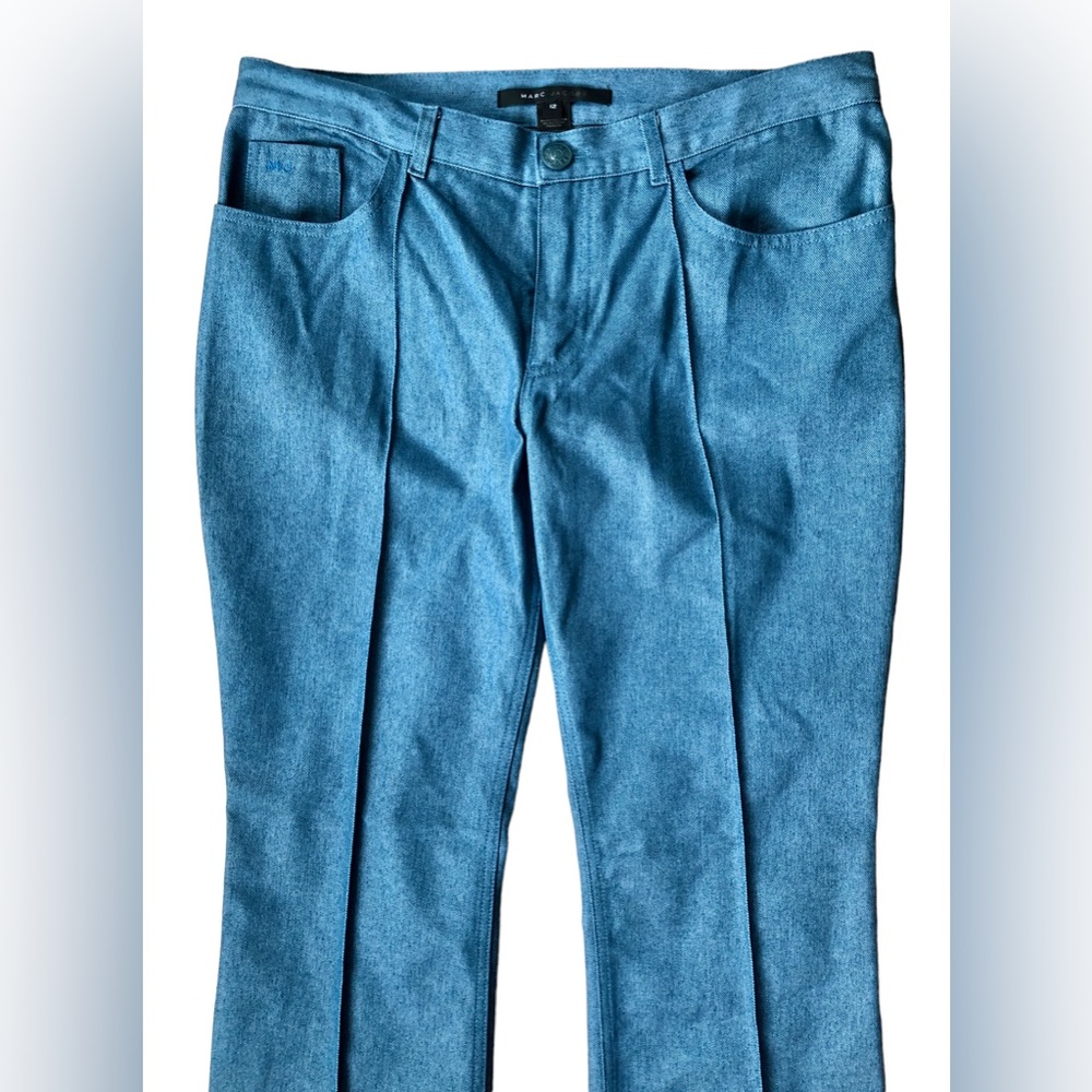 Marc Jacobs Light Blue Straight Leg Trouser Jeans 33L - Picture 2 of 9
